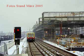 Bild 25 Baustelle Bhf Papestr. Fern-und S-Bahnkreuz