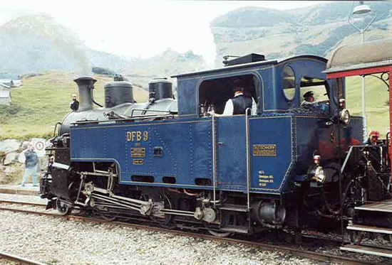 Bild 41 Lok Nr. 9 Furka Bahn (Schweiz)